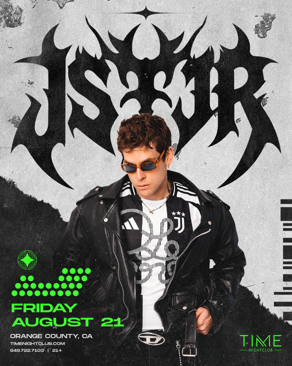 timenightcluboc's tweet photo. Techno baddies WYA? 🗣️ @JSTJR cranks up the BPM Friday, 8/21 ⛓️

Tickets on sale now! → https://t.co/rhSn1UldlJ https://t.co/McW1dSrs1Z