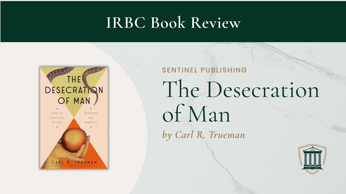 ReformedBC's tweet photo. Today's book review considers Carl Trueman's newest work, The Desecration of Man, which helps Christians to connect the moral confusion surrounding us today to modern society's rejection of God.

https://t.co/VdmFf2LBVI

Get your copy today! https://t.co/WKhNBitsxY

#biblicalcounseling #BiblicalCounselingTraining #reformedtheology