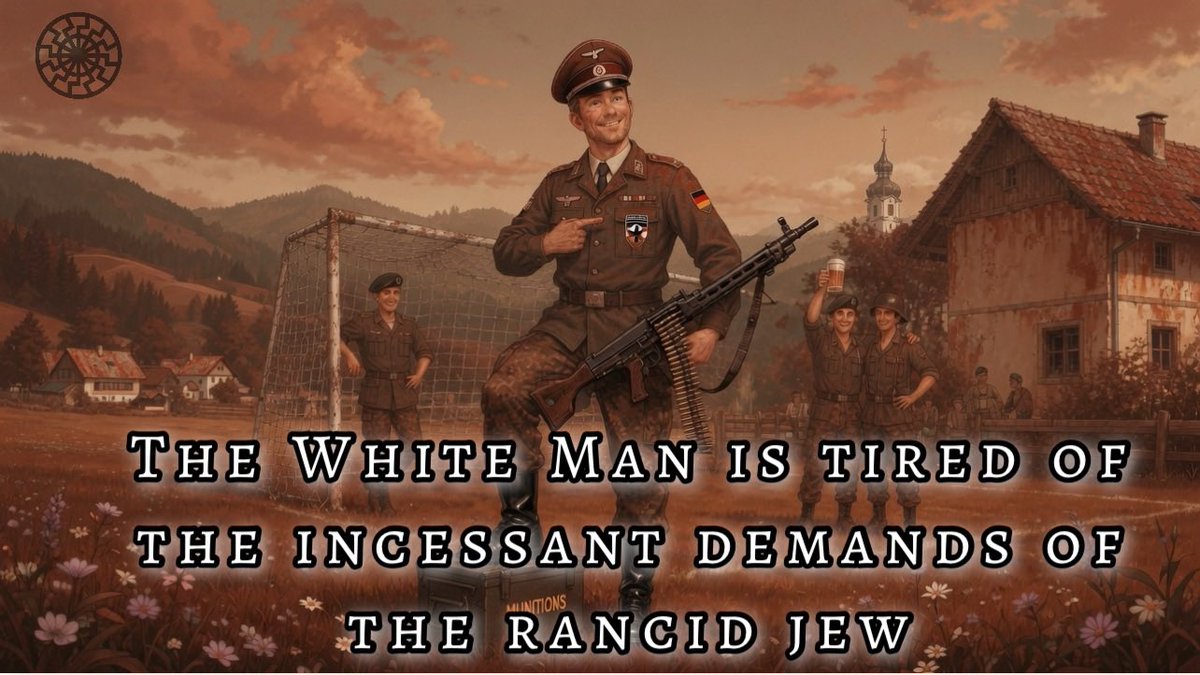 HappyGermanA3's tweet photo. @benshapiro Thank you Ben, you’re making us into better antisemites just listening to your effeminate screeching and seditious monologues. https://t.co/BAvaNzA586