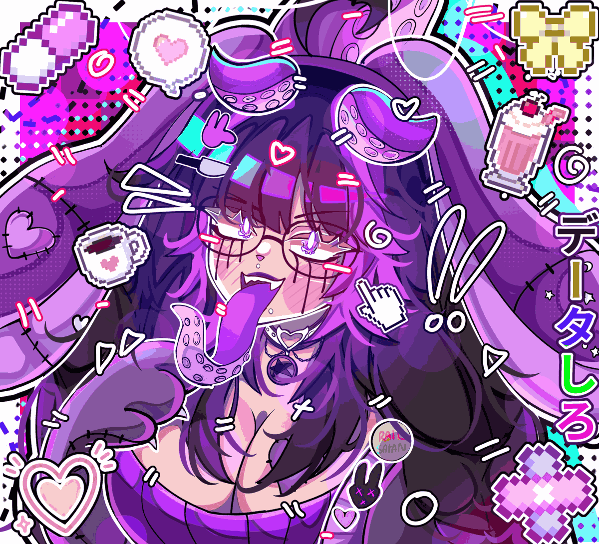 G0THYBUNZ's tweet photo. Shout out to @_Mixshy_ again for such a cute piece 💜 https://t.co/KMPK4bYgtC