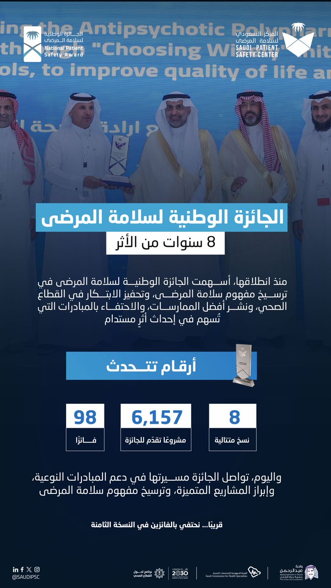 المركز السعودي لسلامـة المرضى tweet media