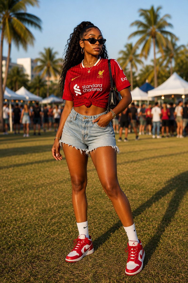 NIUKCommunity's tweet photo. Ladies, Who said football jerseys are just for match day? 

Here’s all the jersey styling inspiration you need for the NIUK Summer Hangout 2026. https://t.co/JixI77t8AQ