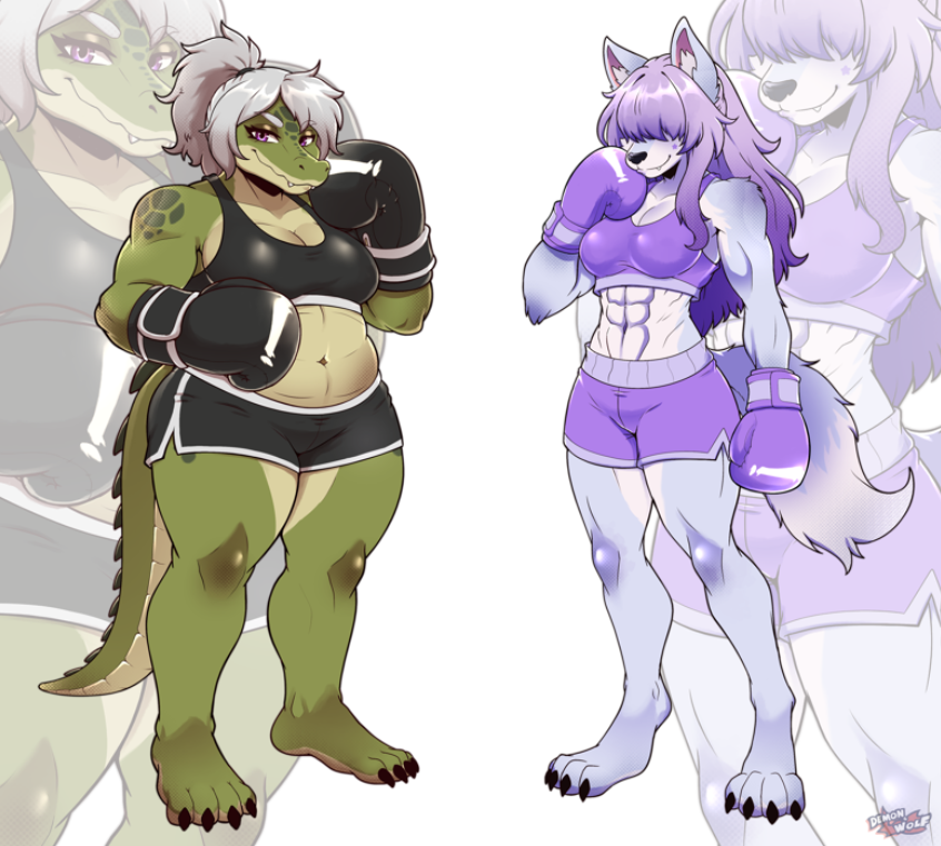 DemonAndWolf's tweet photo. Well, I'm a bit sad that Argentina lost the World Cup, but hey, it was fun while it lasted! Life goes on, and so do my drawings; by the way, I removed the sneakers since I didn't like how they looked. https://t.co/iAAbt1Zcll