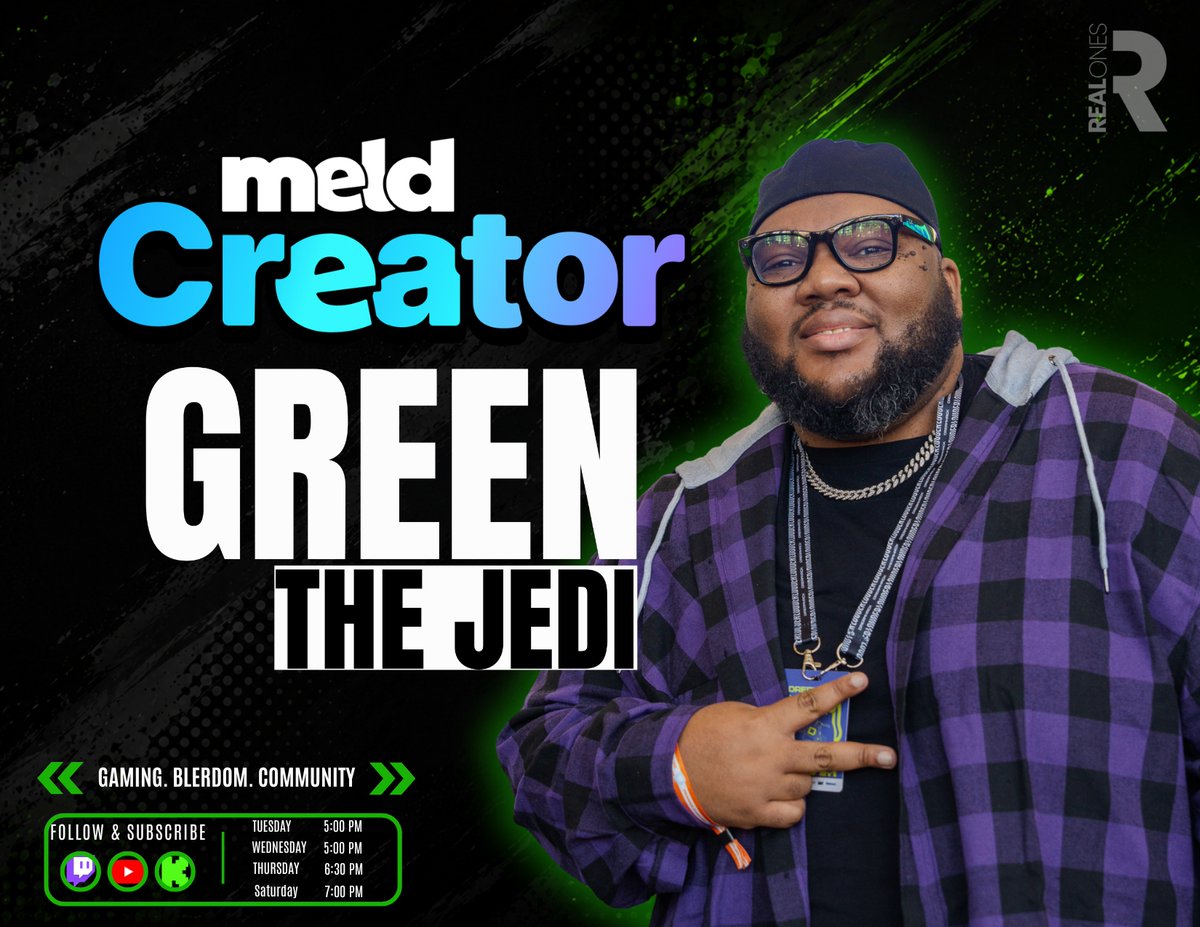 GreentheJedi's tweet photo. Big news! 🎉 I’ve joined the Meld Studio Creator Program.
Hyped to push livestream production limits. Expect new interactive overlays and behind-the-scenes breakdowns coming to my channel soon.
Got questions about Meld? Let's talk! 👇
#MeldStudio #CreatorProgram #Streaming https://t.co/gN68j62AbX