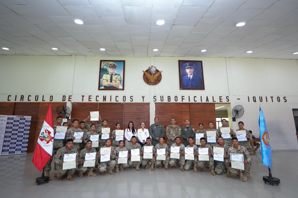 SanipesPeru's tweet photo. 📍#Sanipes clausuró el Primer Programa de Fortalecimiento en Acuicultura Continental, dirigido al personal del Servicio Militar Voluntario de la #FAP, fortaleciendo sus capacidades en normativa sanitaria, bioseguridad, entre otros temas. +
#NotaDePrensa
https://t.co/71n3FsVEfI https://t.co/WBx6FSNF2v