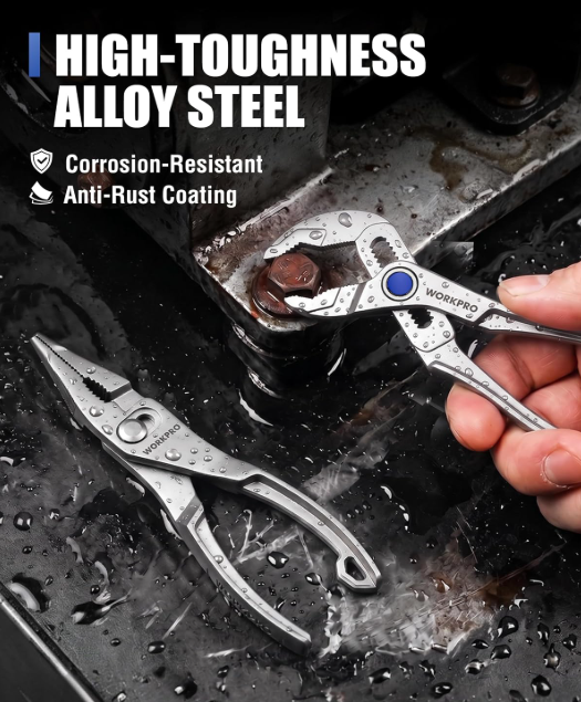 workpro_tools's tweet photo. 🔧 Ever find yourself needing pliers in the most awkward spots? Our 2-Piece Mini Pliers Set is made for exactly those moments. https://t.co/oNg1rhnvrz

🤏 Two 4" lightweight pliers
💪 Anti-rust coating
🎒 Includes pouch

#workprotools #MiniTools #Pliers #edc #everydaycarry https://t.co/VXwaR2hoKu