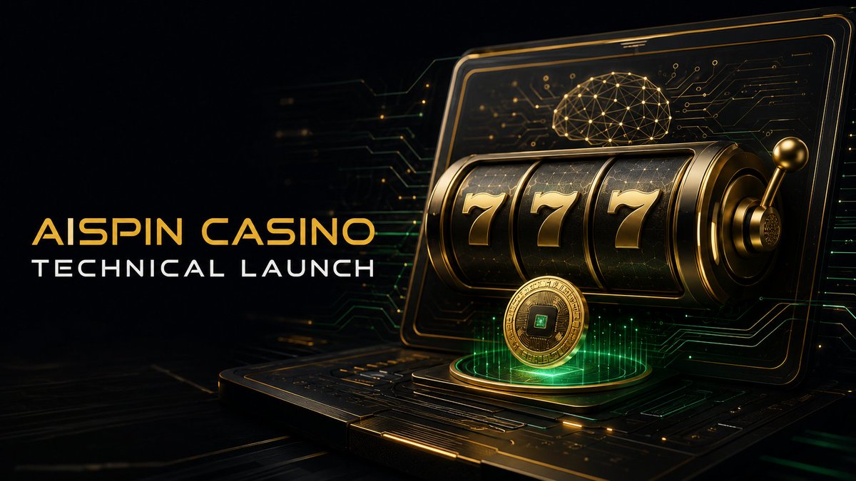 AISPIN_CEO's tweet photo. AiSpin Technical Launch!
We are pleased to announce that AiSpin Casino is now open! The platform has launched in technical mode while we continue improving stability, usability, and core features. Some sections may be temporarily updated. If you encounter an issue, please contact Support - your feedback helps us improve. 18+. Play responsibly. https://t.co/rJvxNsYwQ5