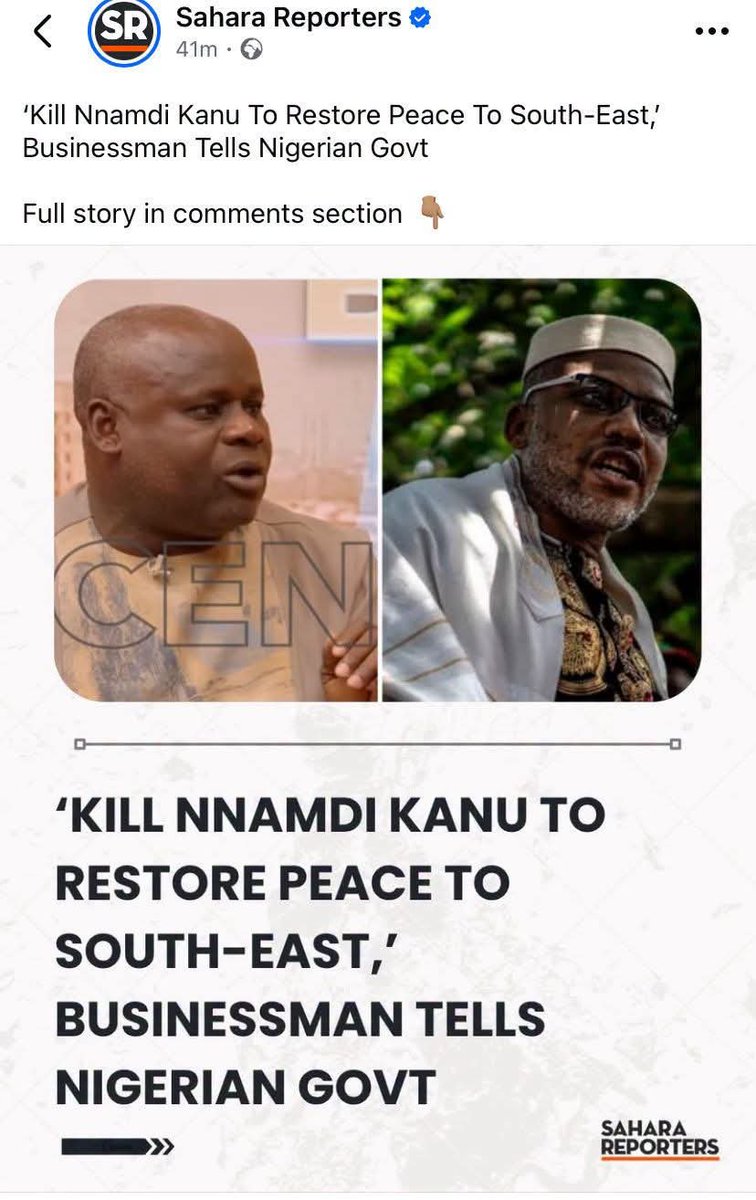 oluchristty's tweet photo. When I watched this man early in the morning today saying this rubbi$h, I felt bad &amp; I knew he was on errand. 

The people using him are testing the ground to know the people's reactions to this ab0rmination &amp; at the same time setting him up against ndi Igbo &amp; Biafrans in general https://t.co/fJnTfgbPCf