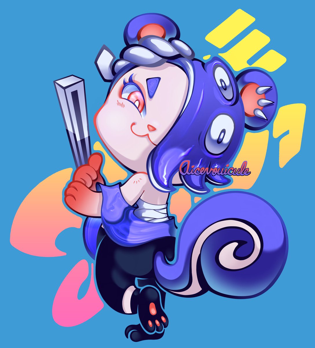 aicevouicule's tweet photo. #splatoon #acnh #shiver #cece #fanartㅤㅤㅤㅤ https://t.co/9zKNmfp9vm