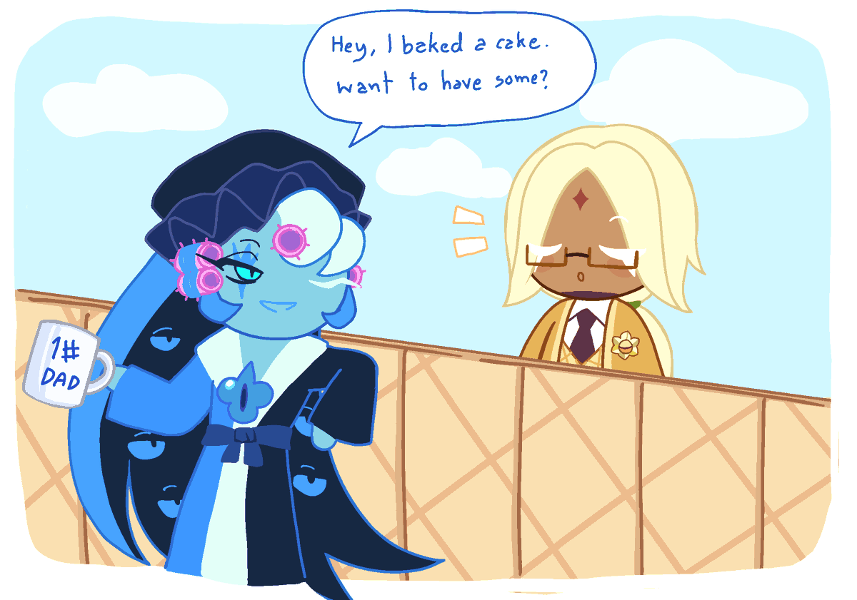 Hug_Filly's tweet photo. Would anyone like some cake?🍰
.
.
.
(4/14)
#cookierunkingdom #crk #ShadowMilkCookies #purevallinacookie #pureshadow #eternalsugarcookie #mysticflourcookie #silentsaltcookie #burningspicecookie #goldencheesecookie #hollyberrycookie #whitelilycookie #darkcacaocookie https://t.co/0WLWVhSnE7
