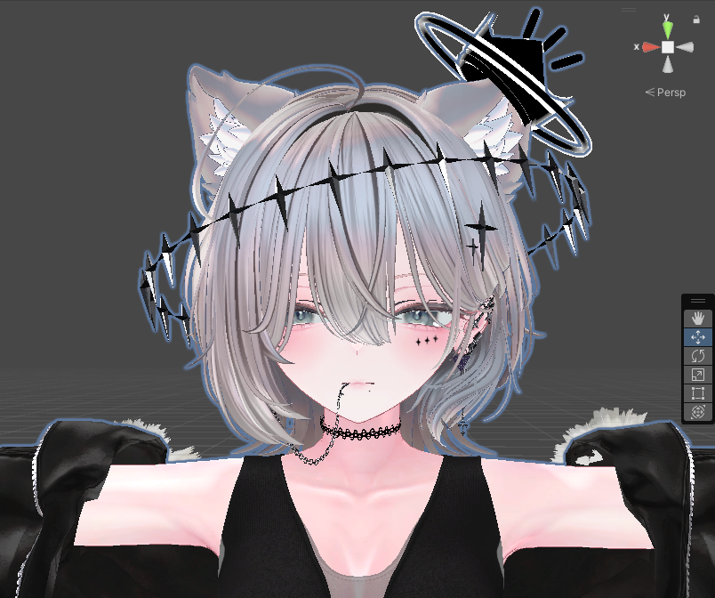 nika_VRC's tweet photo. とりあえず完成？
よく見なければ違和感ない・・・はず？ https://t.co/vEJP8nNUWt