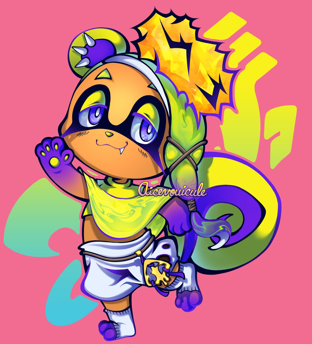 aicevouicule's tweet photo. #splatoon #acnh #frye #viche #fanartㅤㅤㅤㅤ https://t.co/0I3q7VxMQy