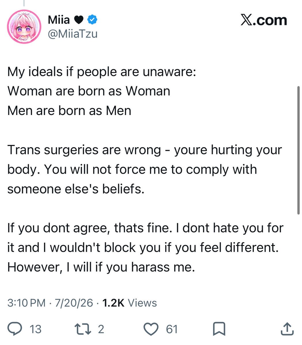 starrtutu's tweet photo. girl be so fr. why would any artist in good conscience allow their work to be used by someone that’s hateful against marginalized communities https://t.co/xo39G1nYe8