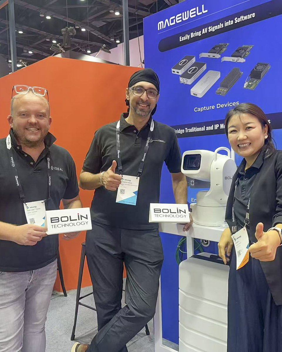 BolinTechnology's tweet photo. What an incredible week at InfoComm Asia! Thanks to InceptTech for showcasing our powerhouse EX-Ultra PTZ to such an enthusiastic crowd!

Head over to https://t.co/1SopKF4FtU to explore our complete lineup or reach out to see how we can take your next project to the next level! https://t.co/SLD9SB2ASf