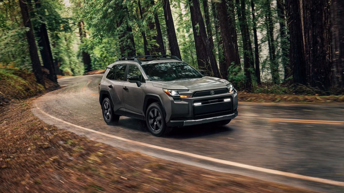 SteelYourWorld's tweet photo. The 2026 Toyota RAV4 features a body structure that's 9.7% more rigid than the previous generation. Reinforced A-pillars, suspension mounting points, and frame joints deliver the safety and ride quality drivers expect. #SteelStrong https://t.co/W19I3lyFxp