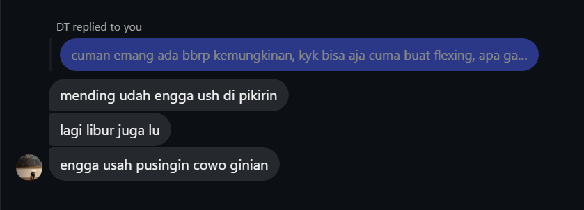 Indloey's tweet photo. Trimakasih seseorang karna berhasil membuat gue nangis di jam 2 pagi, lu best sih🤏😃🤞 https://t.co/XDwKCaPabf