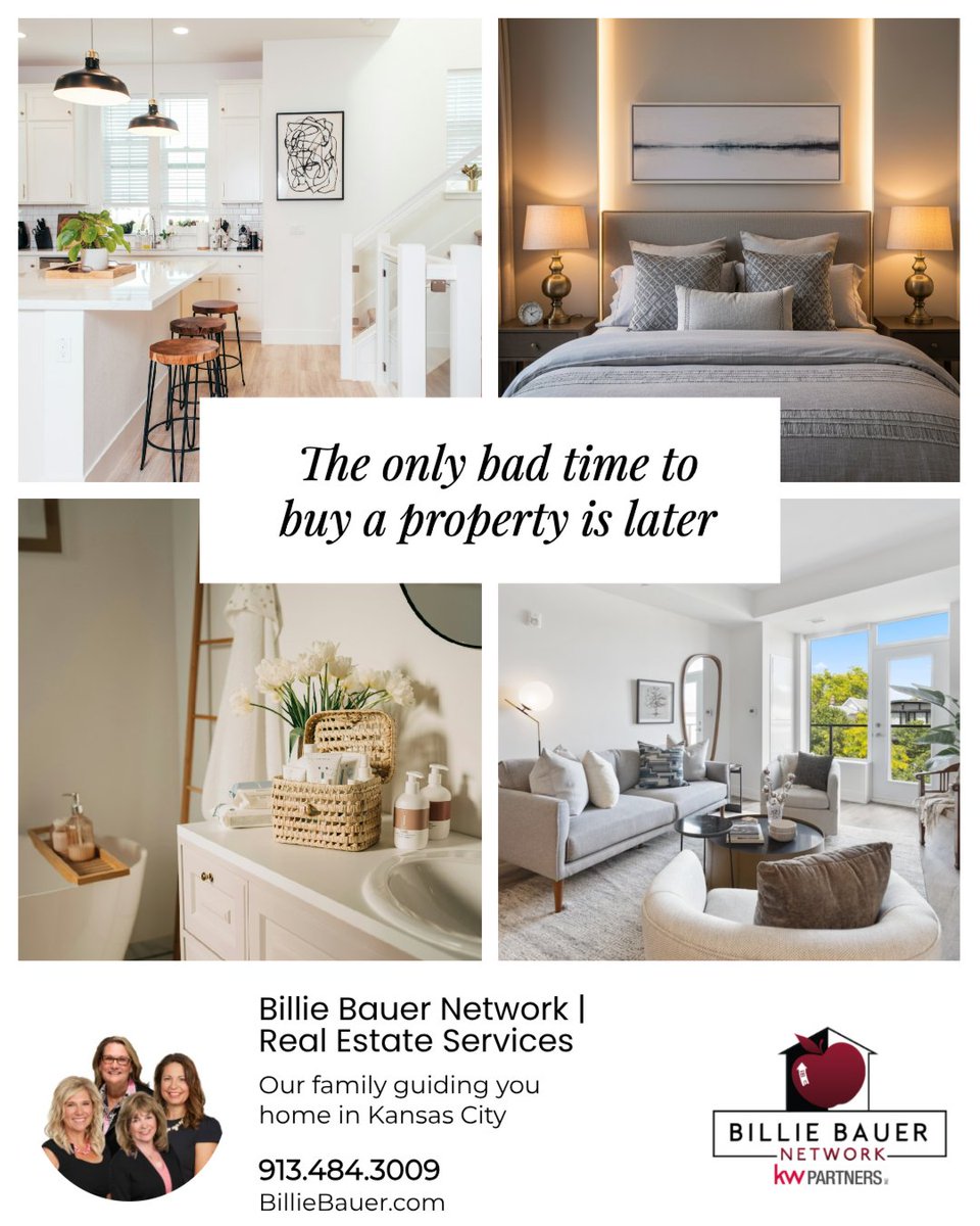 KCREALTOR_Bauer's tweet photo. Real estate investing is not about timing the market perfectly. It's about building long-term wealth through appreciation, equity growth, cash flow potential, and strategic ownership!

Reach out for expert guidance!

#billiebauernetwork #realtor #kcrealestate https://t.co/OqK2vumTsi