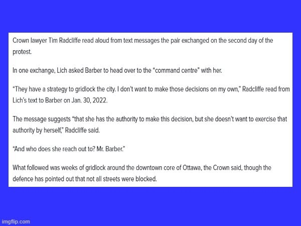 milly72810023's tweet photo. Tamara sent a text to Barber and asked him to head over to the command center with her because they have a strategy to GRIDLOCK the city. And HER authority was needed to make any final decisions about how they would do this. HMMMMMM https://t.co/HNqJtNKAeG