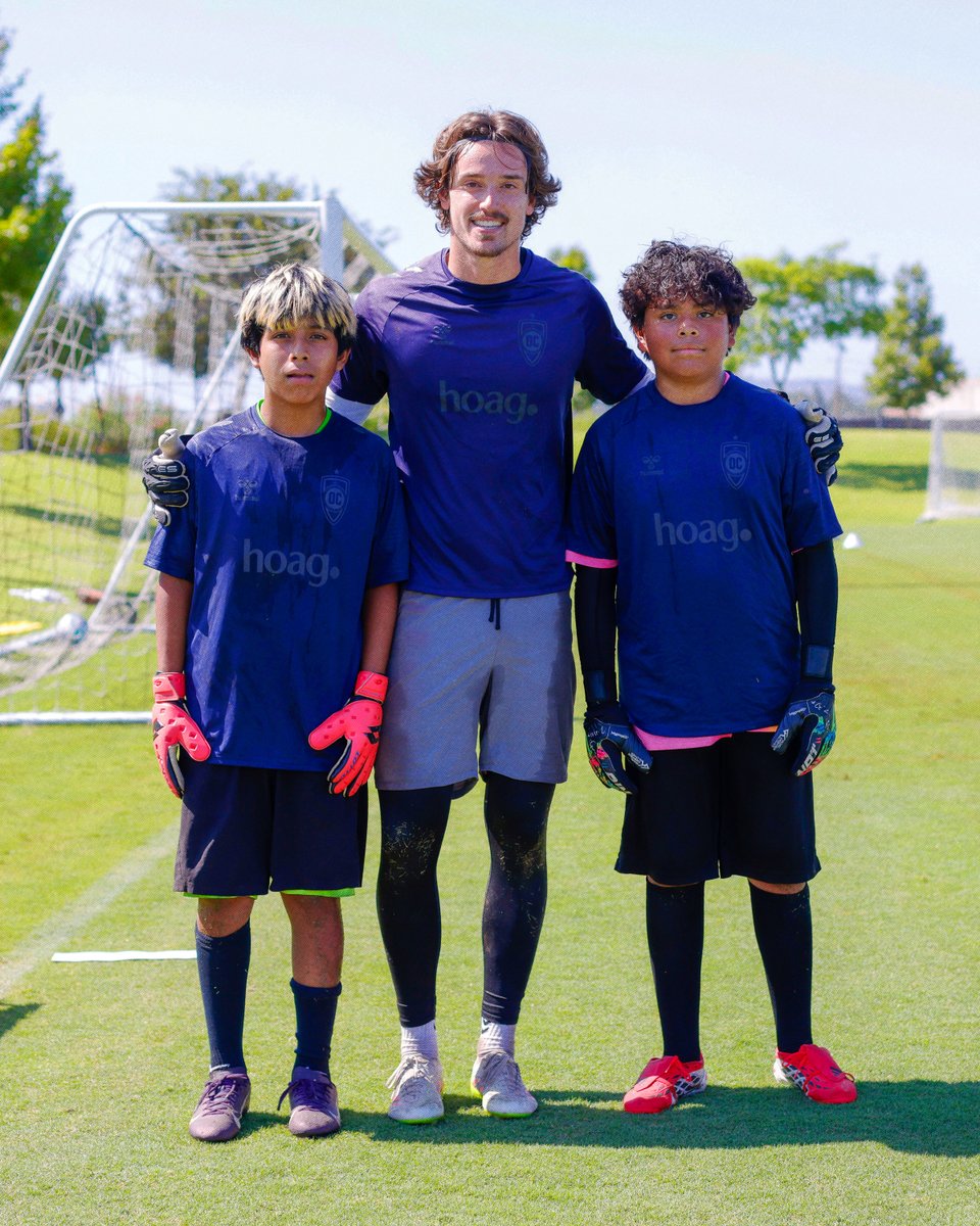 orangecountysc's tweet photo. Last week, the OCSC Foundation and Coach Danny Stone welcomed two standout goalkeepers from the OCSC Foundation x AESD Soccer League Finals to train with the first team, creating an unforgettable experience for the next generation.

#ForCounty 🍊 https://t.co/PzLPa2mYf7