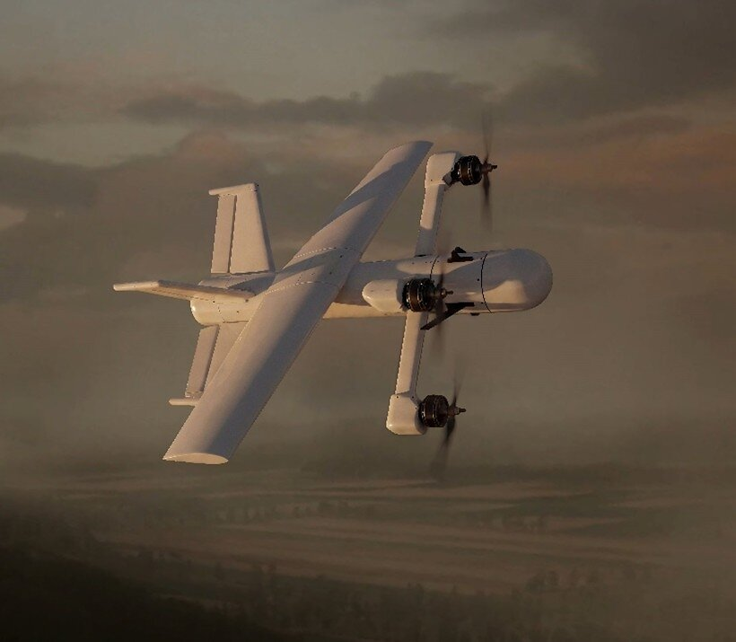 Polymarket's tweet photo. NEW: Lockheed Martin unveils MORFIUS X-Rotor, a reusable microwave-powered “drone killer” designed to neutralize more than 50 enemy drones in a single flight. https://t.co/illiNZIJIL