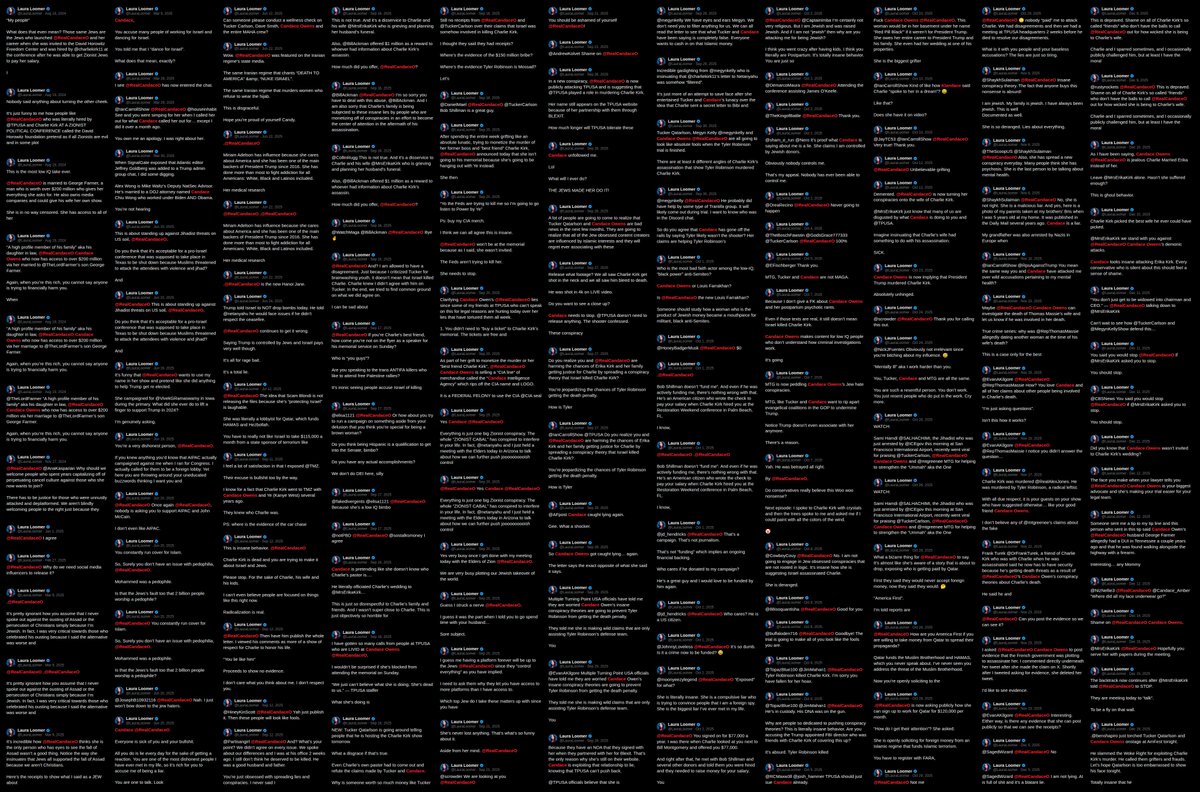 Wallface's tweet photo. here's 591 Laura Loomer posts talking about @RealCandaceO lol. https://t.co/Uo9x7FzSJF