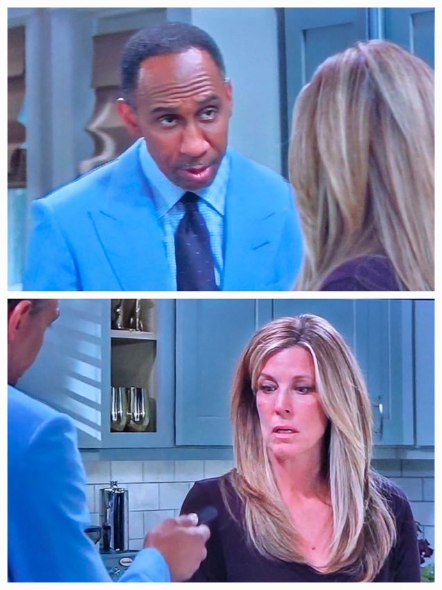 CunananIlah's tweet photo. Brick to Carly for tomorrow’s episode when she keeps a secret from Valentin: “If you decide you need him out of your life, this should do the trick.” #GH #Varly https://t.co/JQQYSFYuhF