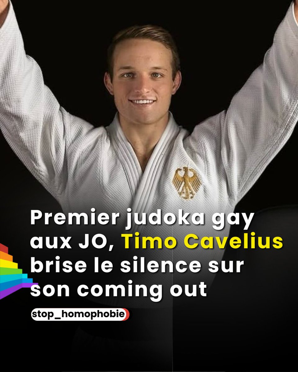 stop_homophobie's tweet photo. 🏳️‍🌈🥋 « Il fallait arrêter de se cacher »

Aux Jeux olympiques de Paris 2024, Timo Cavelius est devenu le premier judoka ouvertement gay à concourir au plus haut niveau.

Mais derrière cette première historique se cache un parcours encore trop souvent invisible.

Pendant des années, il a dû gérer la pression du sport de haut niveau… tout en cachant une partie de lui-même.

👉 « Le plus difficile, ce n’était pas de le dire. C’était de ne pas savoir comment les autres allaient réagir. »

Dans un sport de contact où les stéréotypes masculins restent présents, son témoignage rappelle une réalité : de nombreux athlètes LGBTQIA+ ont encore peur d’être eux-mêmes

Aujourd’hui, Cavelius assume. Et surtout, il ouvre la voie.

✨ Être visible, c’est déjà faire bouger les lignes.

🔗 https://t.co/LfH7jvdcps

#TimoCavelius #Judo #JO2024 #Paris2024 #SportLGBT #ComingOut #LGBTQIA #Homophobie #SportInclusif #VisibilitéLGBT #Athlète #Egalité
