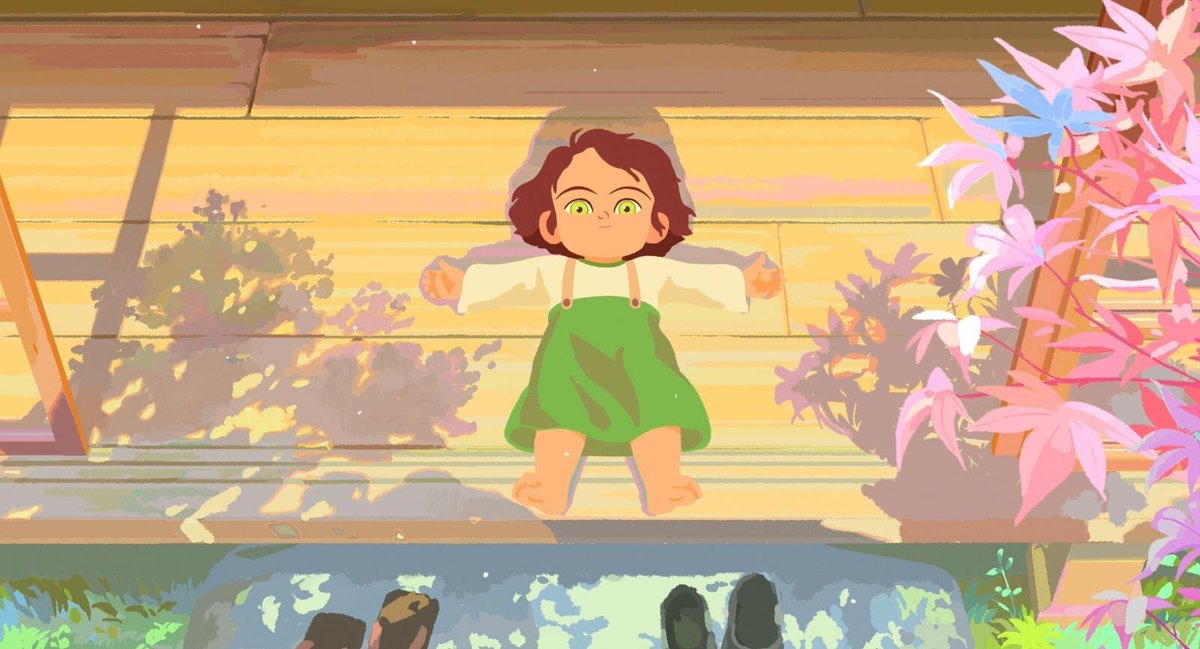 colossus4000's tweet photo. 『アメリと雨の物語』
4ヶ月ぶり2回目。基本的に洋画アニメも原語版で観る派だが、今回は日本語吹替版にて鑑賞。
1960年代の神戸でベルギー人の外交官家族の元に生まれたアメリの物語。戦争の記憶がまだ残る時代の苦味も含みつつ、幻想性と叙情性を併せ持つ独創的な作りが余りに素晴らしい。大傑作。 https://t.co/AUIEJOAL6t