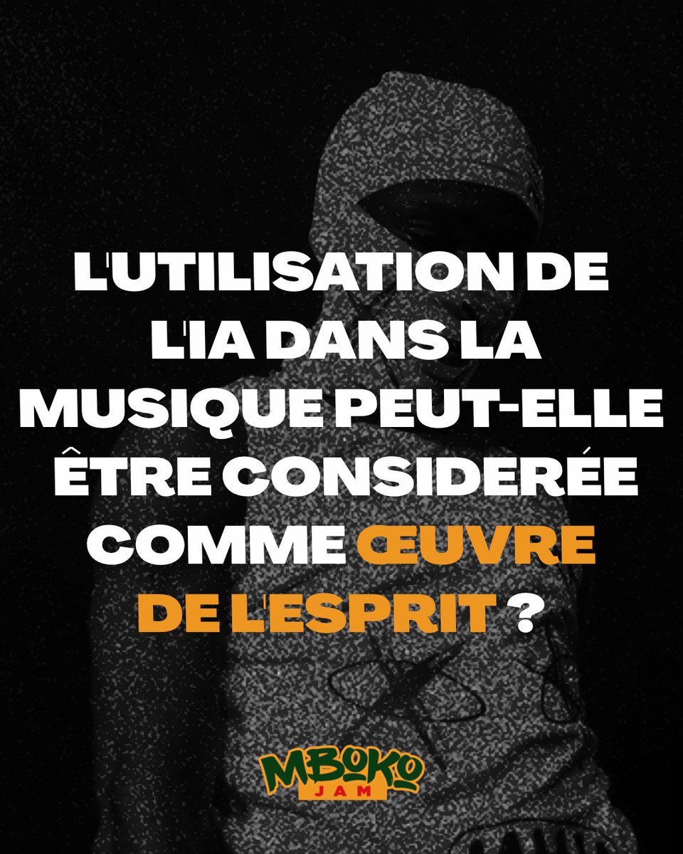 MbokoJam's tweet photo. MAPANE | Le débat du jour 
Si une IA crée un morceau qui touche des millions de personnes, qui est l’artiste ? L’humain qui donne l’idée, la machine qui exécute, ou personne ?
#Media #Cameroun #MbokoJam https://t.co/QvNeZKTkUG
