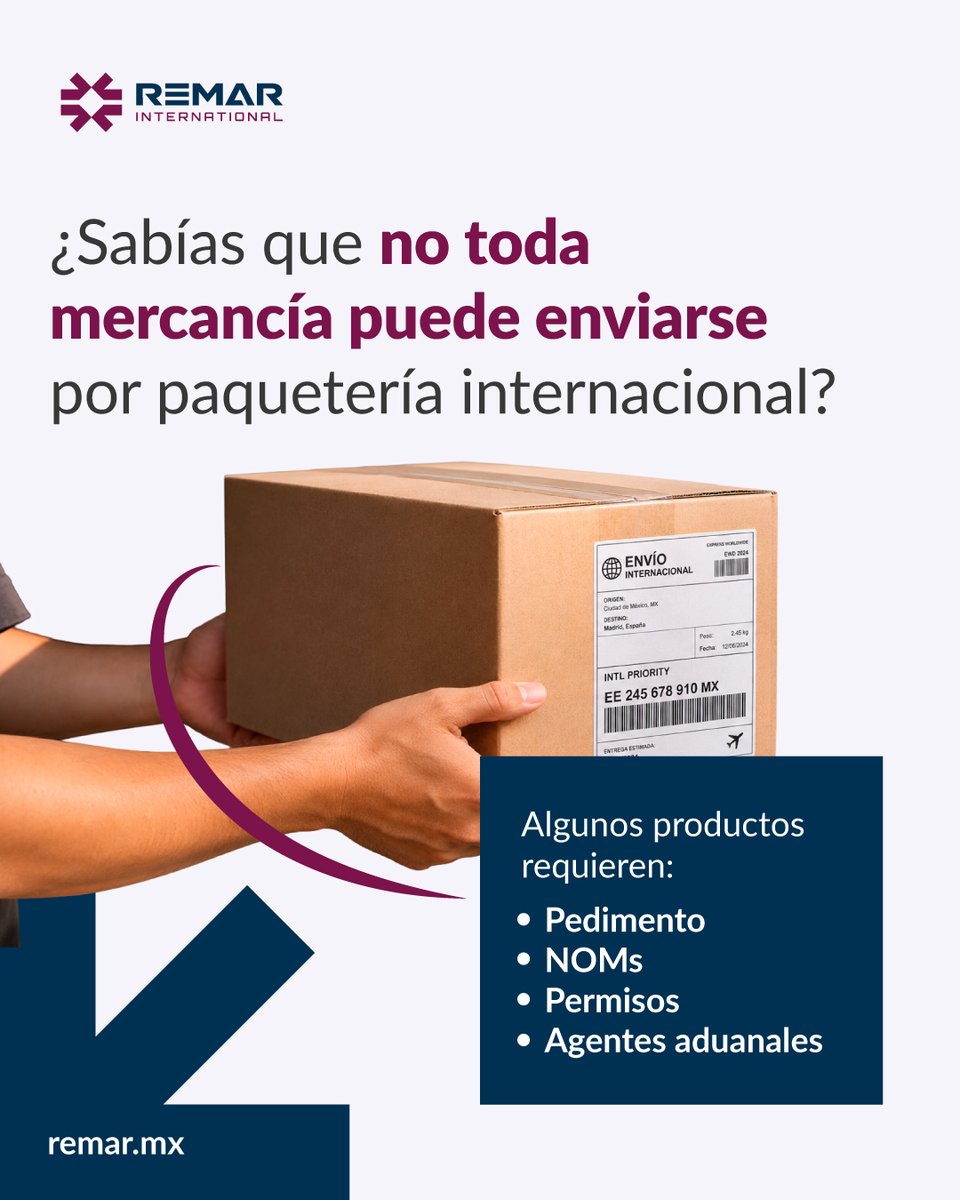 REMAR_Intl's tweet photo. Mercancías sujetas a regulaciones sanitarias, químicas, electrónicas o industriales pueden necesitar documentación adicional para cruzar fronteras de manera legal y segura. Te ayudamos a identificar los requisitos de tu mercancía y a elegir la mejor solución para tus operaciones de comercio exterior.

¿Quieres importar o exportar? Contáctanos:
https://t.co/QQwpRgVvPA         
52 55 5550 5059
remar@remar.mx
 
#RemarInternational #ComercioExterior #Logistics #AgenciaAduanal #CustomsBroker