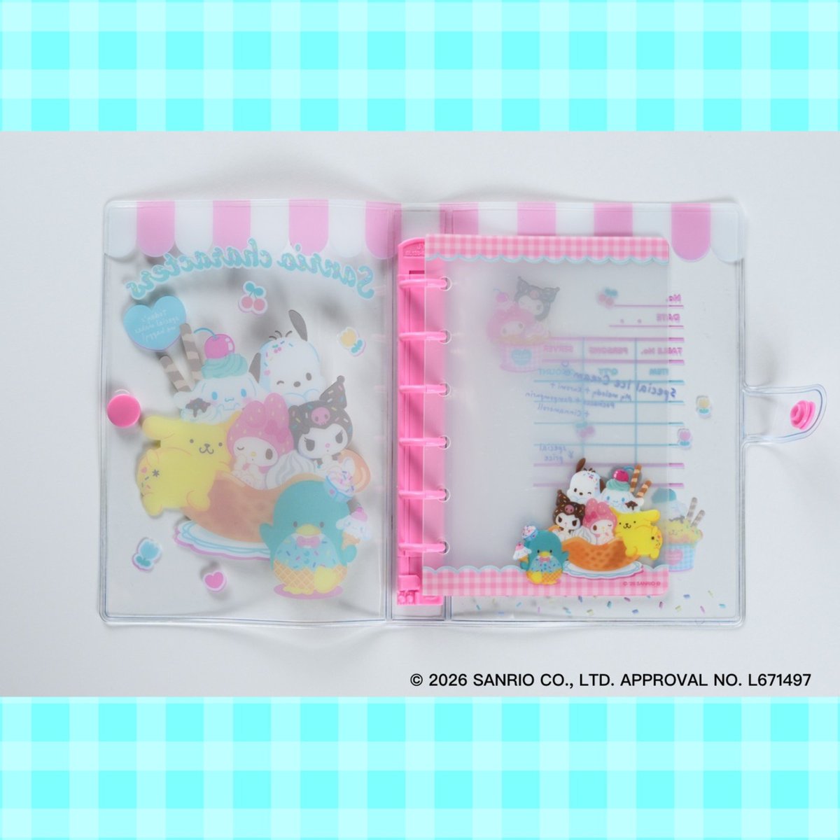 sanrio_news's tweet photo. 『あそぼうサンリオキャラクターズ きらめきかわいいブック クリアシール手帳特大号』が発売中！
大好きなキャラクターと遊びながら、想像力を育める知育ブックだよ☆
ふろくはアイスクリームデザインがかわいいクリアシール手帳♡
自分だけの特別なシール手帳を作ってね♪
https://t.co/D70j0pfr4o https://t.co/Mmai864Bu1