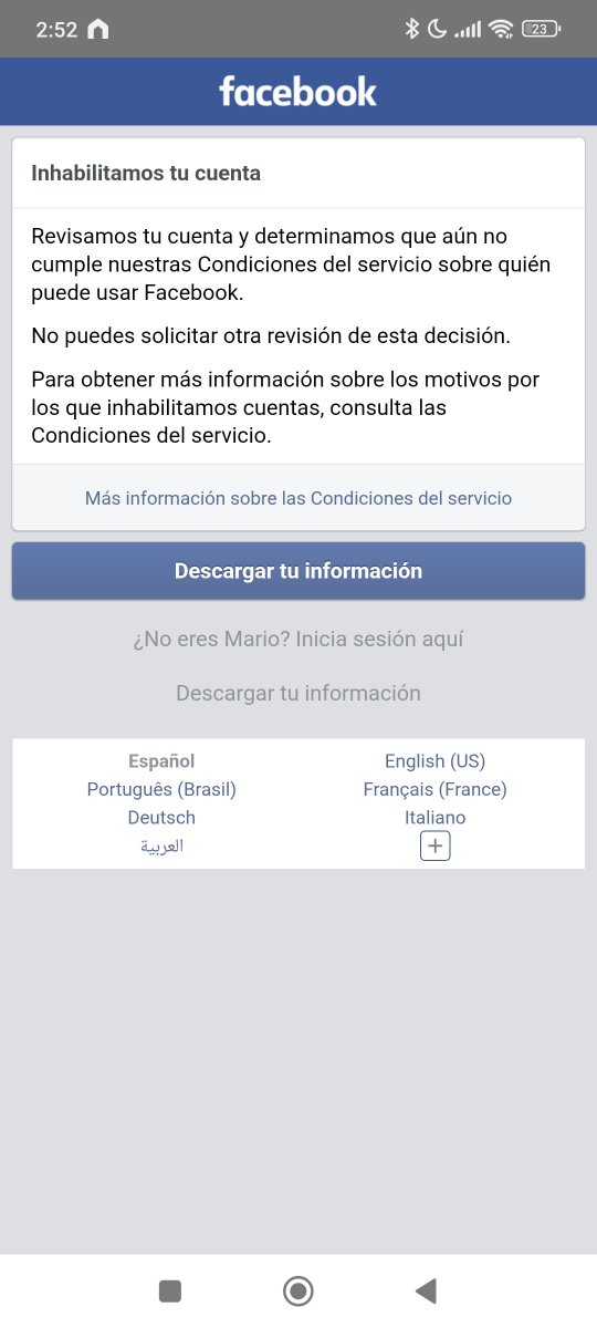 MATEE0's tweet photo. My accounts have just been banned.

No warning. No reason. No email.

Years of posts. Gone.

Does anyone have a contact at @instagram @Meta @facebook @WhatsApp who can help?

I completed a form for schedulling a call (screenshot 4) and minutes later all my accounts got disabled. https://t.co/DU4bUwTlbp