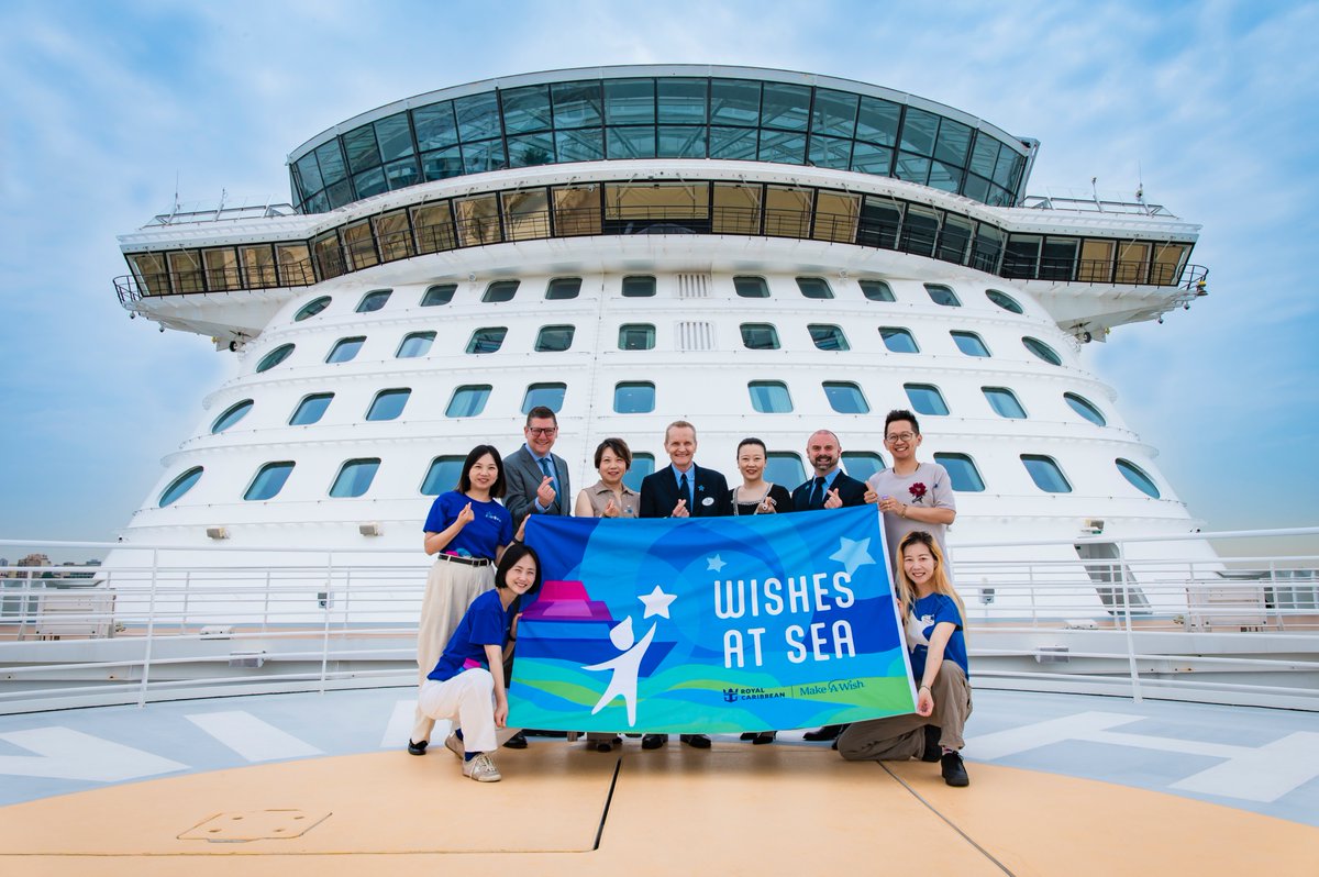 NewsfromRCgroup's tweet photo. Creating memorable vacations is at the heart of what we do—and through Wishes at Sea, Royal Caribbean is extending that experience to children facing critical illnesses and their families. https://t.co/8W2ODFhkDs