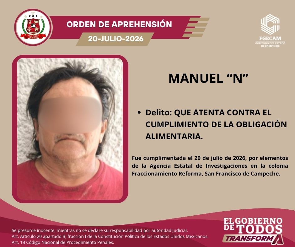 fgecam's tweet photo. Agencia Estatal de Investigaciones, da cumplimiento a Órden de Aprehensión. https://t.co/k8j4MIMQ1l