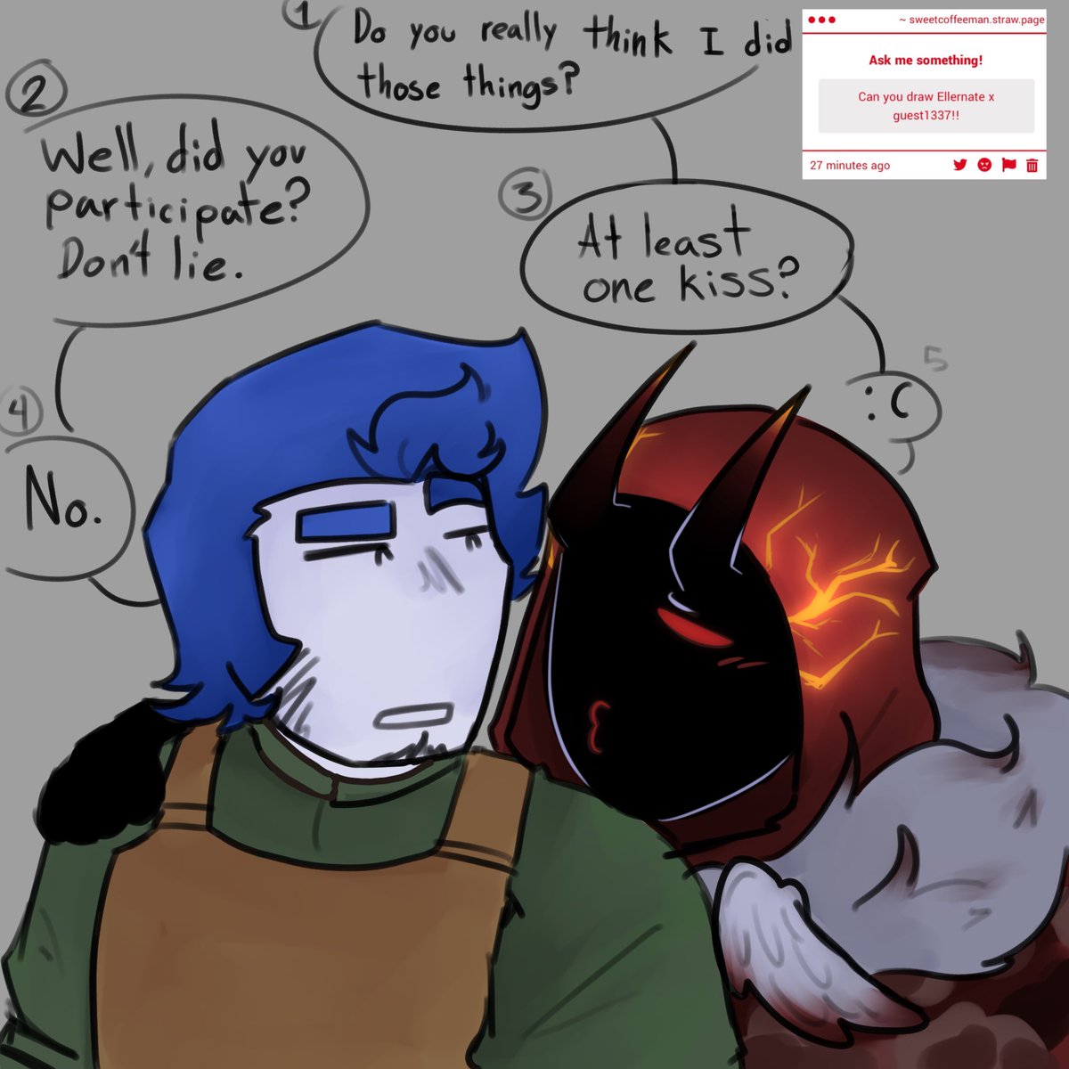 SweetCoffeeMan_'s tweet photo. Request y garabatos q hice en un live JAJFJ

#pizzapunch #forsaken no se como llaman al noob x iTrapped o al Ellernate x Guest1337 😭 https://t.co/ffH6CseNO4