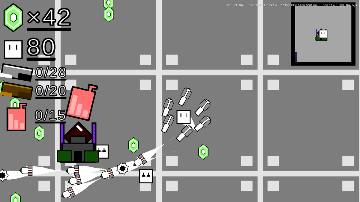 mizu_GameDev's tweet photo. Hmm…過去作に比べてやはりゲーム体験自体は良くなっているような気がします
あとはこの杜撰なUIを何とかしたいところ… https://t.co/Z2iEUrRFum