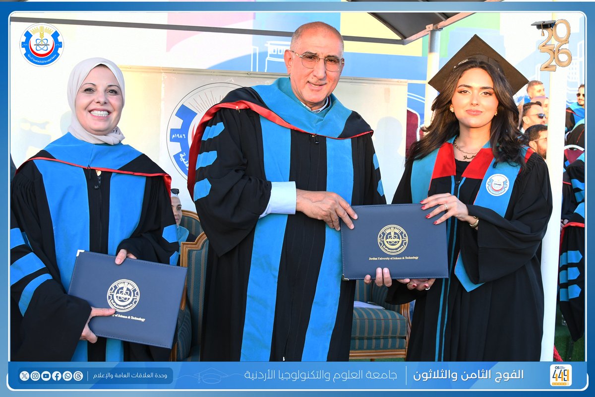 JUSTEDUJO's tweet photo. العلوم والتكنولوجيا تواصل احتفالات الفوج الثامن والثلاثين وتزف خريجي طب الأسنان والطب البيطري
https://t.co/2bStGRvGLG...
#جامعة_العلوم_والتكنولوجيا_الأردنية
#jordan_university_of_science_and_technology https://t.co/exT8h8jclw