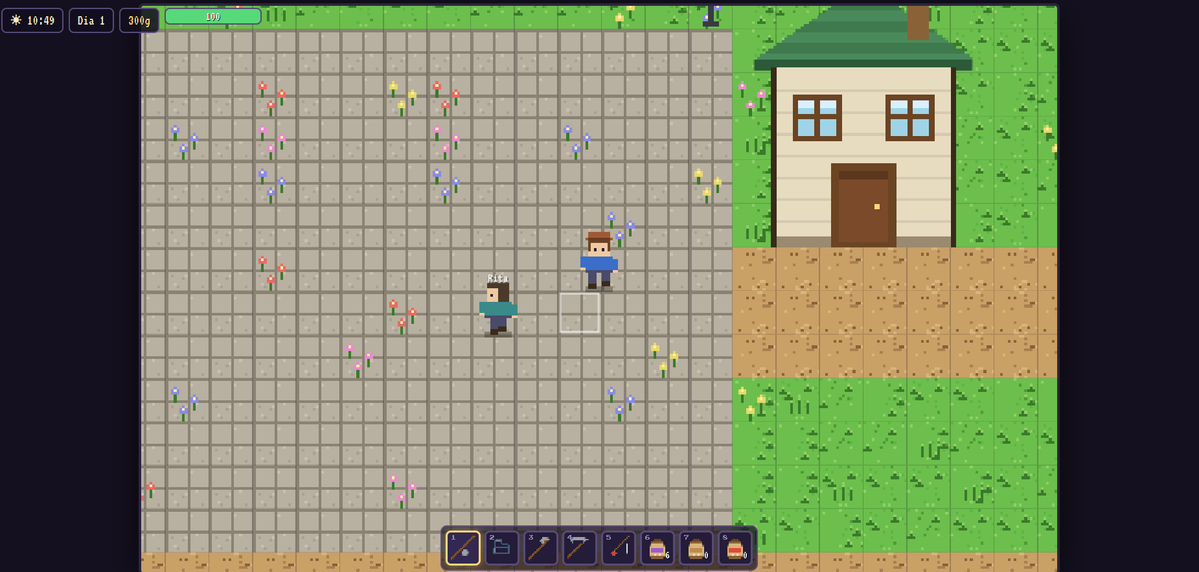 ofarias404's tweet photo. Fiz esse clone de Stardew Valley usando o novo Qwen 3.8 Max dentro site deles.
Pensou muuito antes de realmente escrever o codigo, mas quando terminou entregou um jogo realmente bem detalhado visualmente. Aqui vão algumas capturas do jogo (link jogavel abaixo) 👇 https://t.co/WXJfzf9LhX