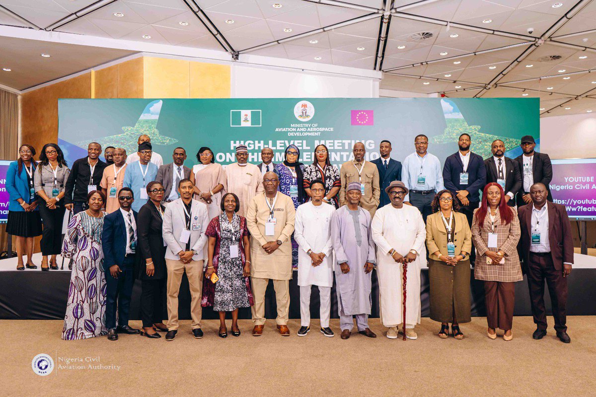 NigeriaCAA's tweet photo. NIGERIA INAUGURATES 7-MAN STEERING COMMITTEE FOR SUSTAINABLE AVIATION FUEL DEVELOPMENT

Nigeria, on Monday, July 20, 2026, at International Conference Centre in Abuja, launched Sustainable Aviation Fuel (SAF) programme to spearhead the decarbonisation of Nigeria’s aviation sector, thereby leading Africa’s Green Aviation Drive.

Against this background, Nigeria inaugurated the National High-Level SAF Steering Committee,  presented the National SAF Feasibility Study, and launched the ICAO-supported SAF Business Implementation Study.

Inaugurating the seven-man steering committee at high-level event organised by the Nigeria Civil Aviation Authority (NCAA), in partnership with the International Civil Aviation Organization (ICAO), the European Union (EU), and the European Union Aviation Safety Agency (EASA), the Minister of Aviation and Aerospace Development, Mr Festus Keyamo (SAN), noted that the committee will function as a national governance platform, providing strategic direction, coordinating implementation efforts, fostering collaboration among stakeholders, and overseeing the delivery of Nigeria’s SAF Implementation Programme.

Mr Keyamo, represented by the Director, Air Transport Management in the Ministry, Mr Mohammed Ahmed Tijani, described the initiative as a landmark achievement in Nigeria’s efforts to build a resilient, competitive and environmentally sustainable aviation industry.

According to him, SAF presents Nigeria with a strategic opportunity to cut carbon emissions while attracting investment, creating jobs, strengthening energy security and unlocking value across the nation’s agriculture, energy and industrial sectors.

Keyamo, therefore, urged members of the committee to approach their assignment with dedication, innovation, and a shared sense of national purpose.

Also speaking, the Director-General Civil Aviation, Capt. Chris Najomo, described the occasion as a defining moment in Nigeria’s aviation sustainability journey, noting that the country was moving from planning to implementation.

He explained that the feasibility study, developed under ICAO’s Assistance, Capacity-building and Training for Sustainable Aviation Fuels (ACT-SAF) Programme with funding from the European Union and technical support from EASA, provides the evidence-based foundation for converting Nigeria’s abundant feedstock resources into commercially-viable SAF production.

The DGCA, therefore, restated NCAA’s commitment to coordinating stakeholders and driving implementation of the programme as the secretariat of the National High-Level Sustainable Aviation Fuel Steering Committee to drive the initiative forward in collaboration with all stakeholders.

Capt. Najomo expressed gratitude to Nigeria’s international partners, particularly the European Union, EASA, and the ICAO, for their continued support.