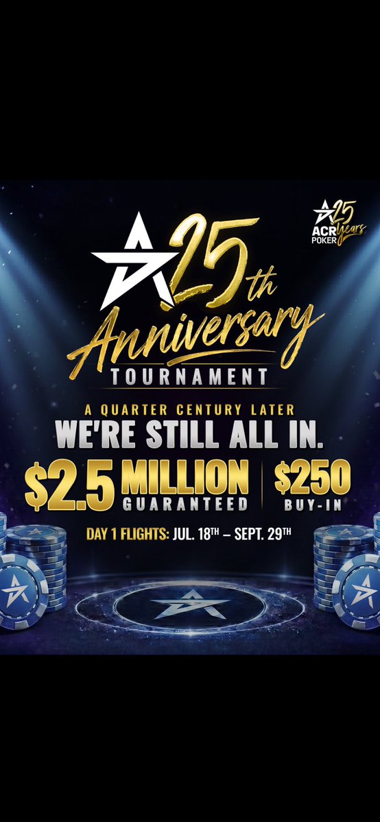 allinskians's tweet photo. Whats the craic? Welcome back to another....giveaway 😱 

To celebrate the new @codpkr HG League (July 27th - Sept 14) &amp; @ACR_POKER 's 25th Anniversary, I'm giving away $11 to 2 people to play week 1 for free

1. Like post
2. Share post
3. Comment ACR screen name
Draw on Sunday https://t.co/ywR5LcgFzM