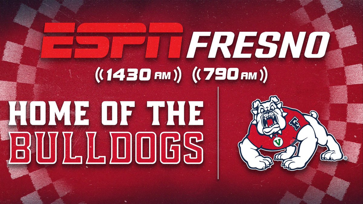 FresnoStateFB's tweet photo. Tune in LIVE from Fresno State Media Day now 📻

Hear from the ‘Dogs live from 1 p.m. - 4 p.m. 🎙️

@1430ESPN https://t.co/gZrkM5bJTV