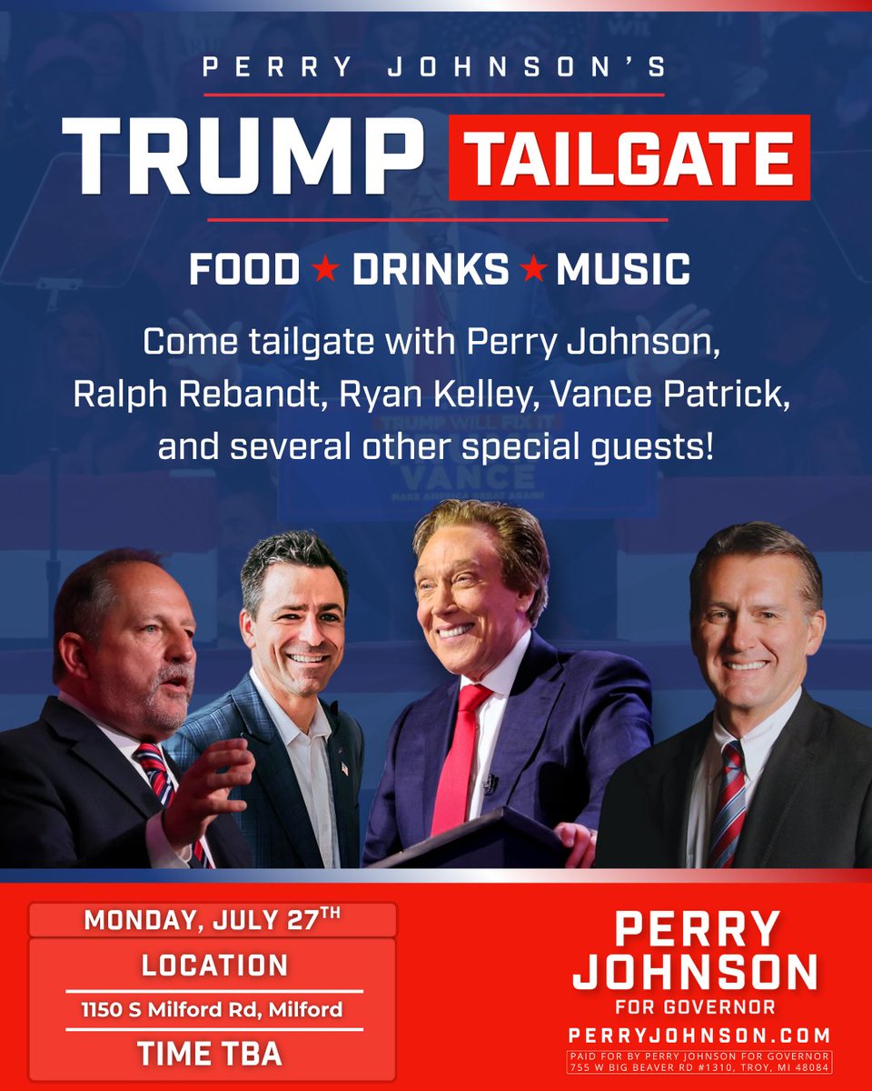 PJQualityGuru's tweet photo. This is going to be a tremendous tailgate with very special guests you won't want to miss! https://t.co/N8kZ4N0Bkm