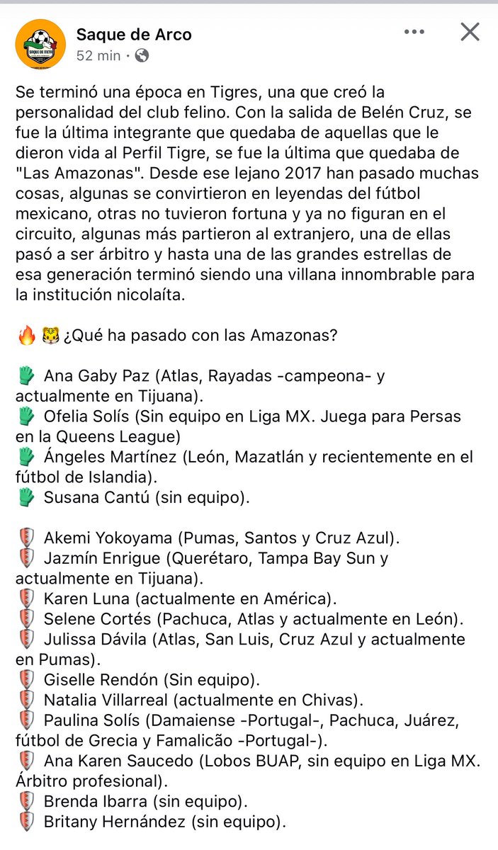 gabsUovallista's tweet photo. la generación de Tigres Femenil del 2017 ha terminado y Saque de Arco nos pone que ha pasado con las primeras Amazonas.

Una vez Amazona, SIEMPRE AMAZONA 💛💙 https://t.co/NgDGj70h2y