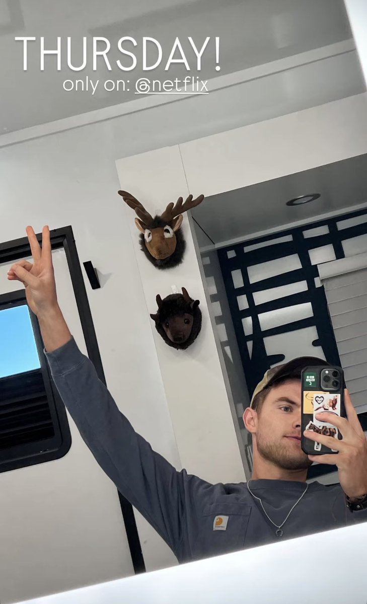 garewareupdates's tweet photo. More photos of Garrett with co-star Lizzy Greene and chillin’ in his trailer. 

Ransom Canyon season 2 comes out this Thursday, July 23rd on Netflix‼️ https://t.co/HCqIhIK7XQ