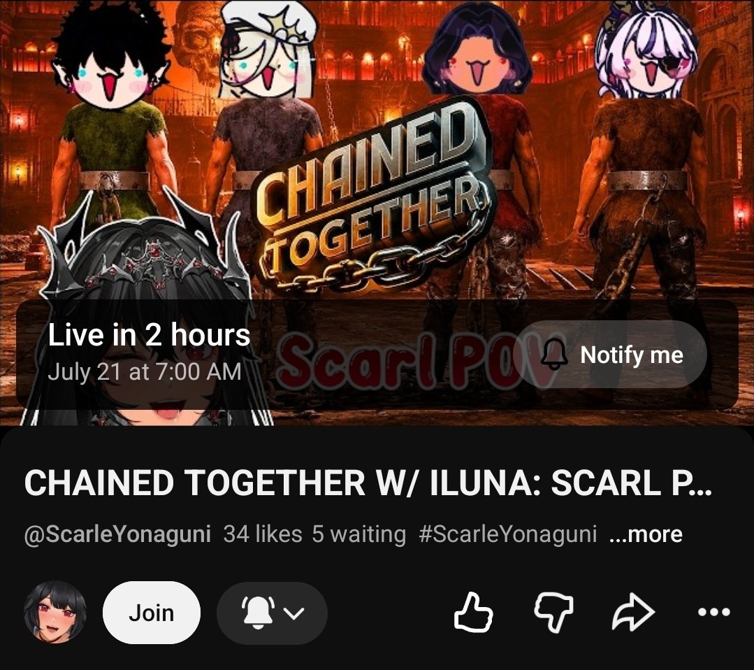 Crew_ManMan810's tweet photo. Scarle has collab again 😃🥹
Has it been 3 years since her last collab🤔
Not a Scarling, but looking forward to it😁 https://t.co/iM1UQE7mqG