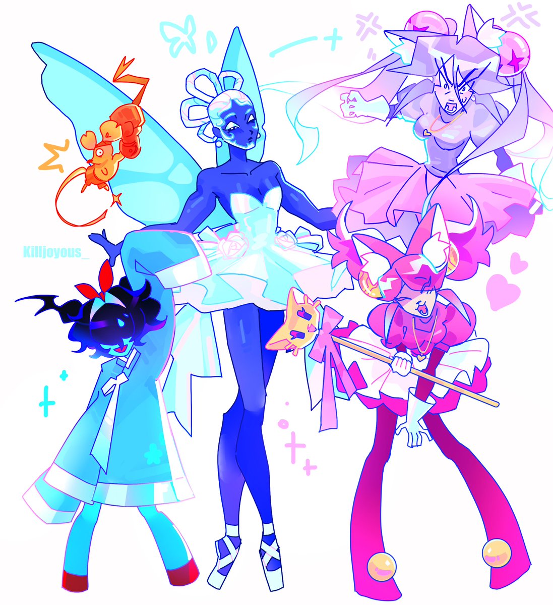 Killjoyous_'s tweet photo. some flower designs #deltaruneㅤㅤㅤ https://t.co/bS3qWwLOY8
