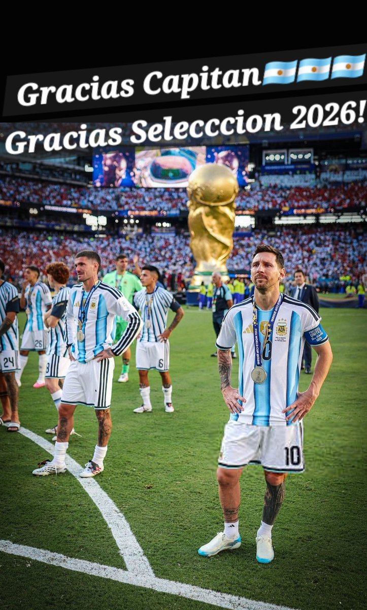 marcelagrillo1's tweet photo. Todo lo que hiciste es lo que queriamos de vos ...sos unico y sos Argentino ,que mas podiamos pedirte ,estas en nuestros corazones te amamos ❤️❤️❤️🇦🇷🇦🇷🇦🇷 https://t.co/rxwwfZtTsG