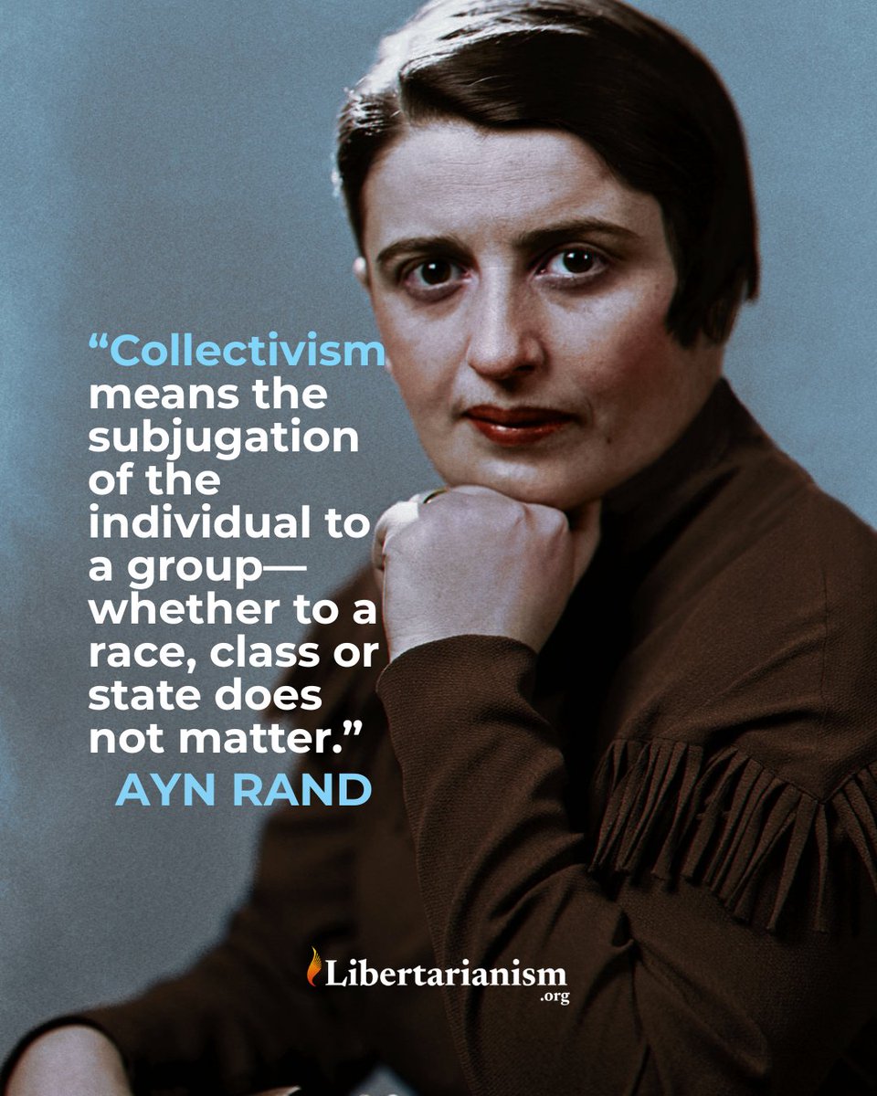 libertarianism's tweet photo. Collectivism holds that the state should control or regulate the economy and civil society, favoring the collective over the individual. It stands in direct contrast to individualism, which emphasizes individual action and its consequences as the foundation of social and political life.