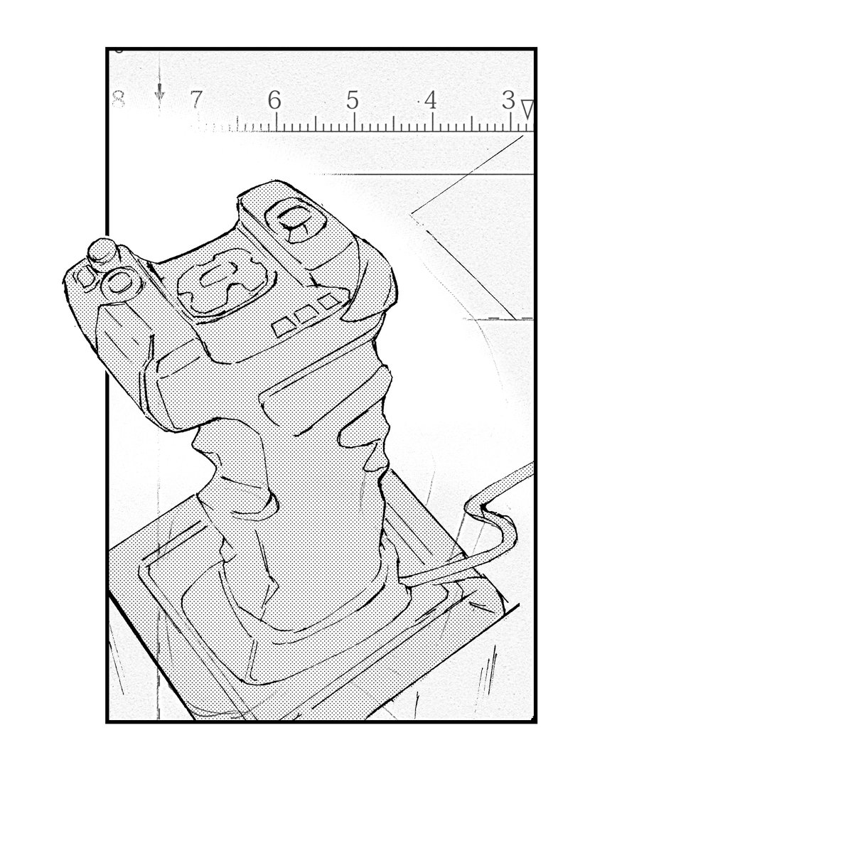 draw_cwsr's tweet photo. #無言でメカ・サイボーグ・ロボットのイラストを貼る見た人も貼る https://t.co/IFBkf1C7c5