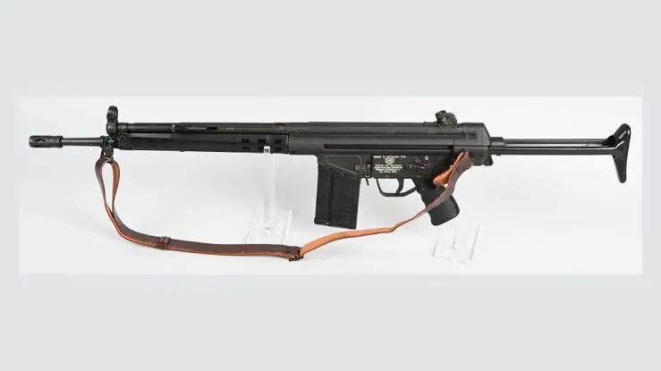 A4nnv's tweet photo. HK41 / HK91

Civilian versions.

• Semi-automatic only.
• Built for the commercial market.
• Mechanically based on the G3 with legal modifications

End of thread https://t.co/LYvl7qDQlD